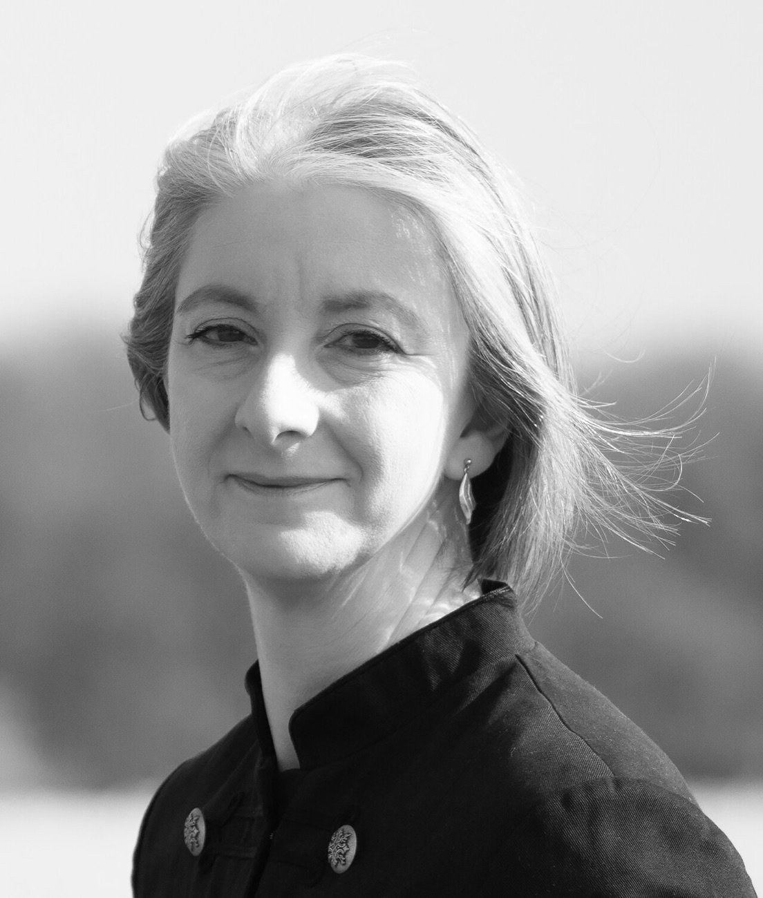 Black and white portrait of Cornelia Raubal